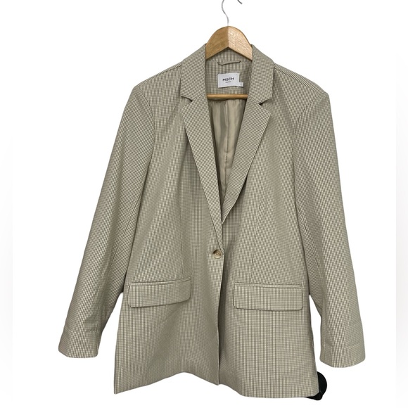 [L] MSCH COPENHAGEN Blazer checkered single breasted - Picture 5 of 12